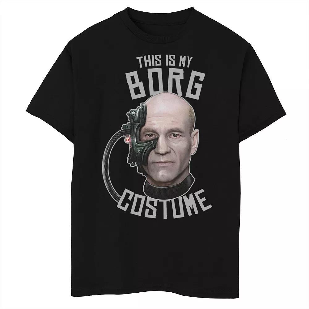 Boys 8-20 Star Trek Next Generation My Borg Costume Halloween Graphic Tee, Boy's, Size: Medium, Black Product Image