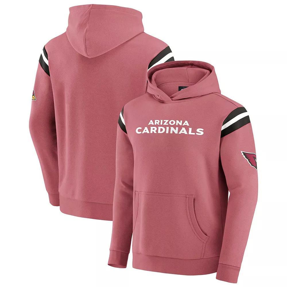 Men's Darius Rucker Collection by Fanatics Cardinal Arizona Cardinals Football Pullover Hoodie, Size: XL, Red Product Image