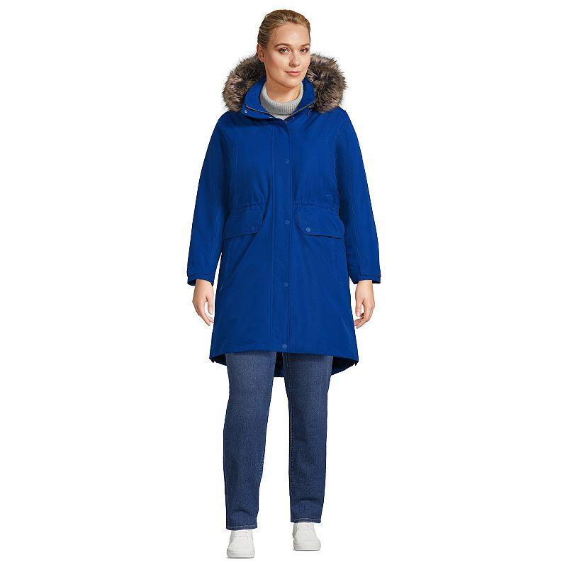 Plus Size Lands' End Expedition Down Waterproof Winter Parka, Women's, Size: 3XL, Black Product Image