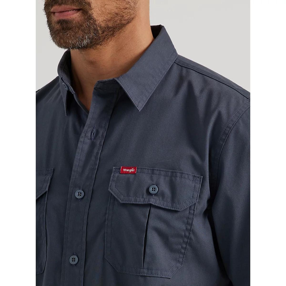 Men's Relaxed Stretch Poplin Shirt in Ombre Product Image