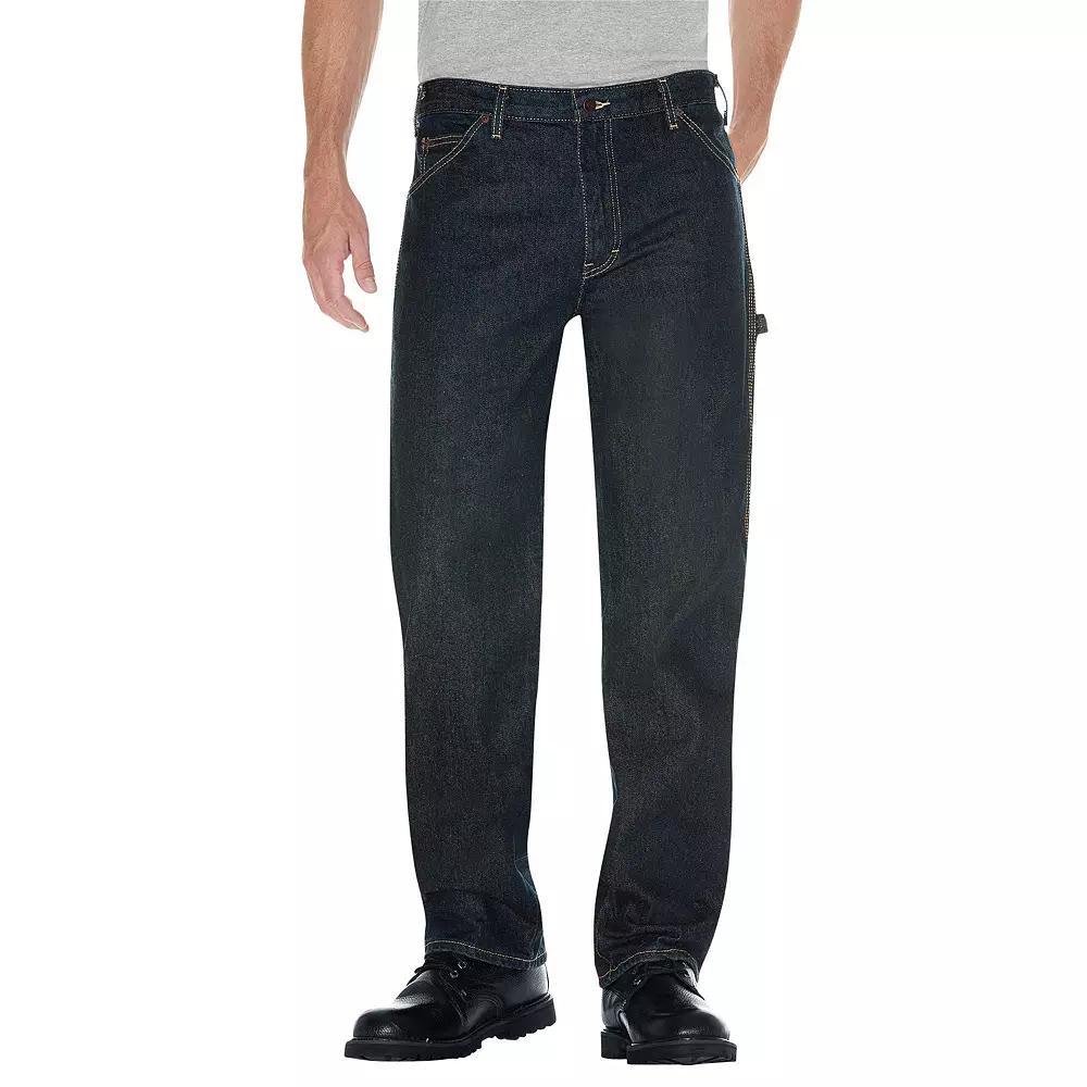 Men's Dickies Relaxed Fit Denim Carpenter Jeans, Size: 30X30, Tinted Heritage Green Product Image