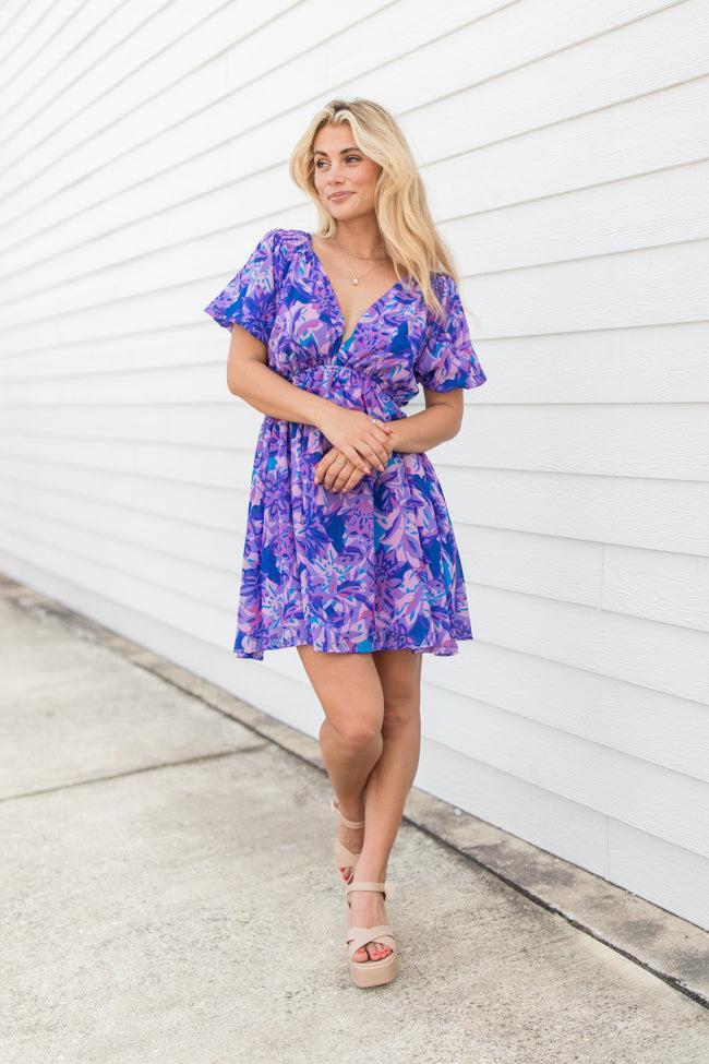 Forever Radiant Multi Printed Mini Dress FINAL SALE Product Image