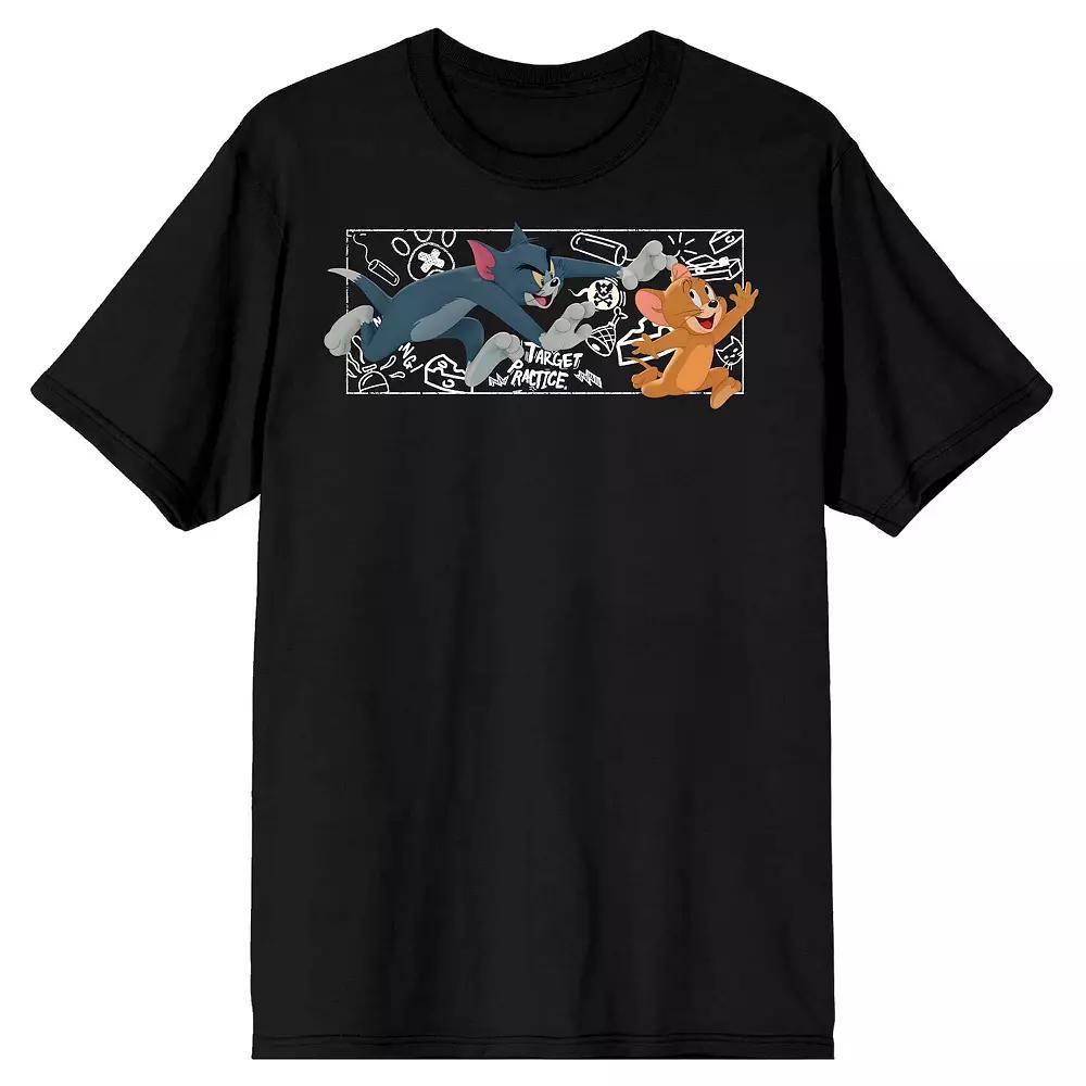 Mens Tom & Jerry Chalk Art Tee Product Image