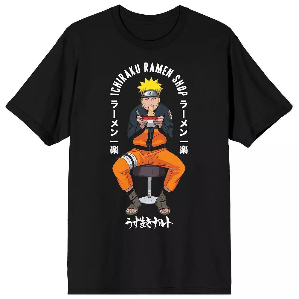 Mens Naruto Shippuden Anime Ramen Shop Graphic Tee Product Image