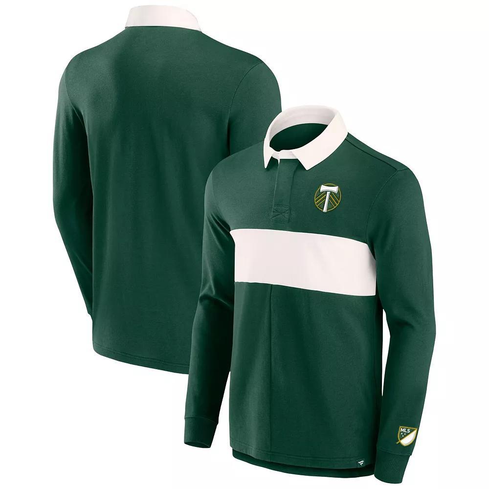 Men's Fanatics Branded Black LAFC Penalty Kick Long Sleeve Polo, Size: 2XL, Lfc Black Product Image