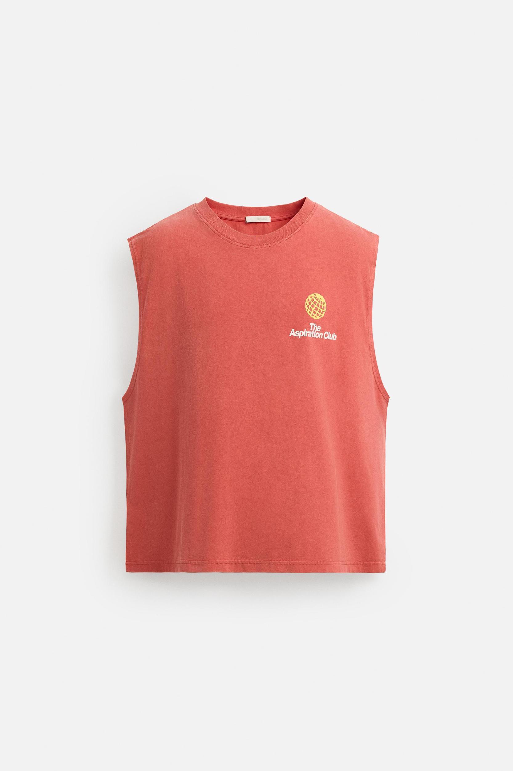 CONTRAST PRINT KNIT TANK TOP Product Image