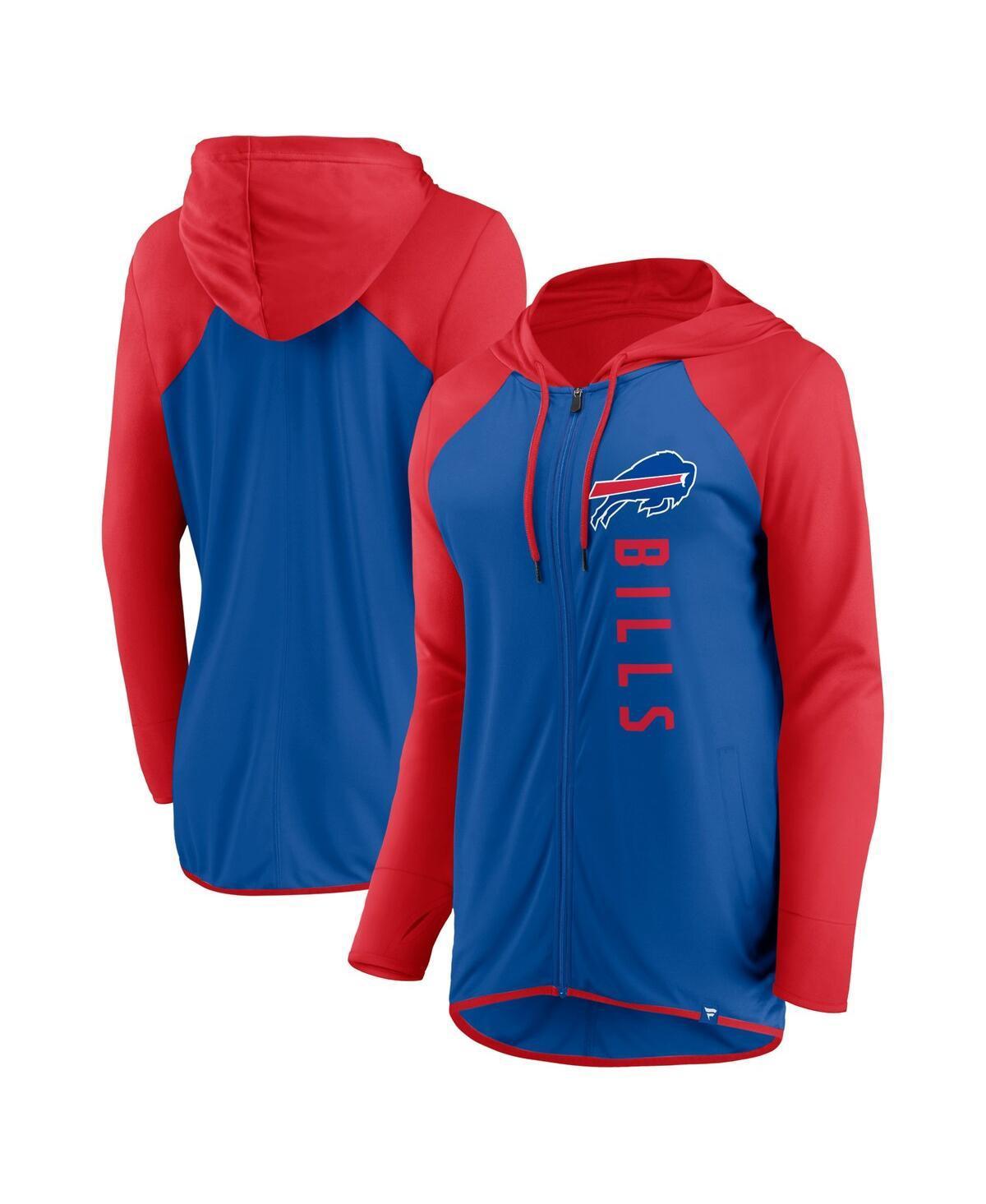 Women's Fanatics Branded Royal/Red Buffalo Bills Forever Fan Full-Zip Hoodie, Size: XS, Blue Product Image