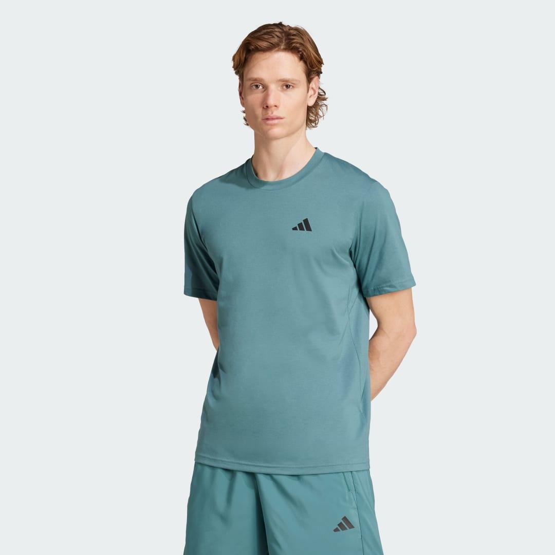 adidas Train Essentials Feelready Training Tee Aurora Plum XL Mens Product Image