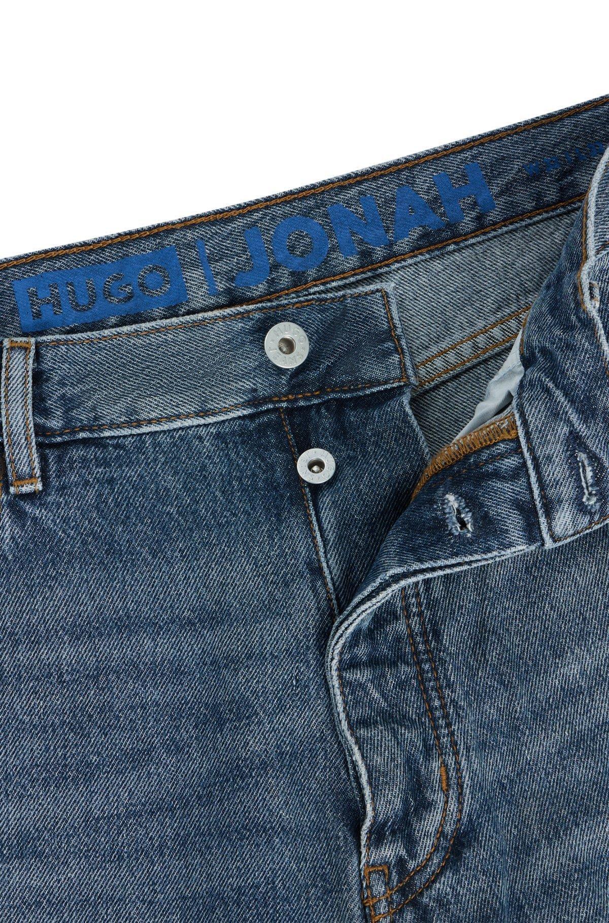 HUGO BOSS Belt-loop Jeans In Blue Product Image