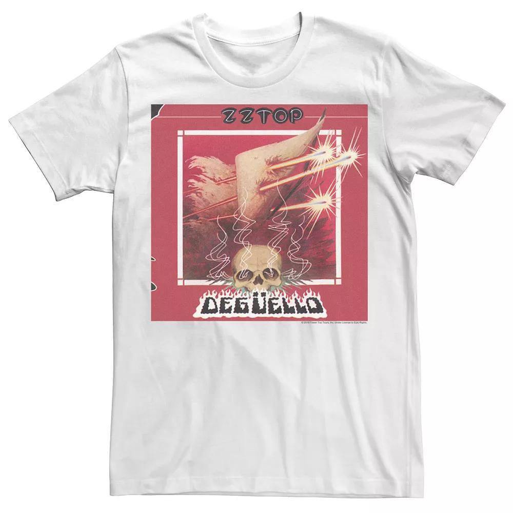 Men's ZZ Top Deguella Album Cover Graphic Tee, Size: Small, White Product Image