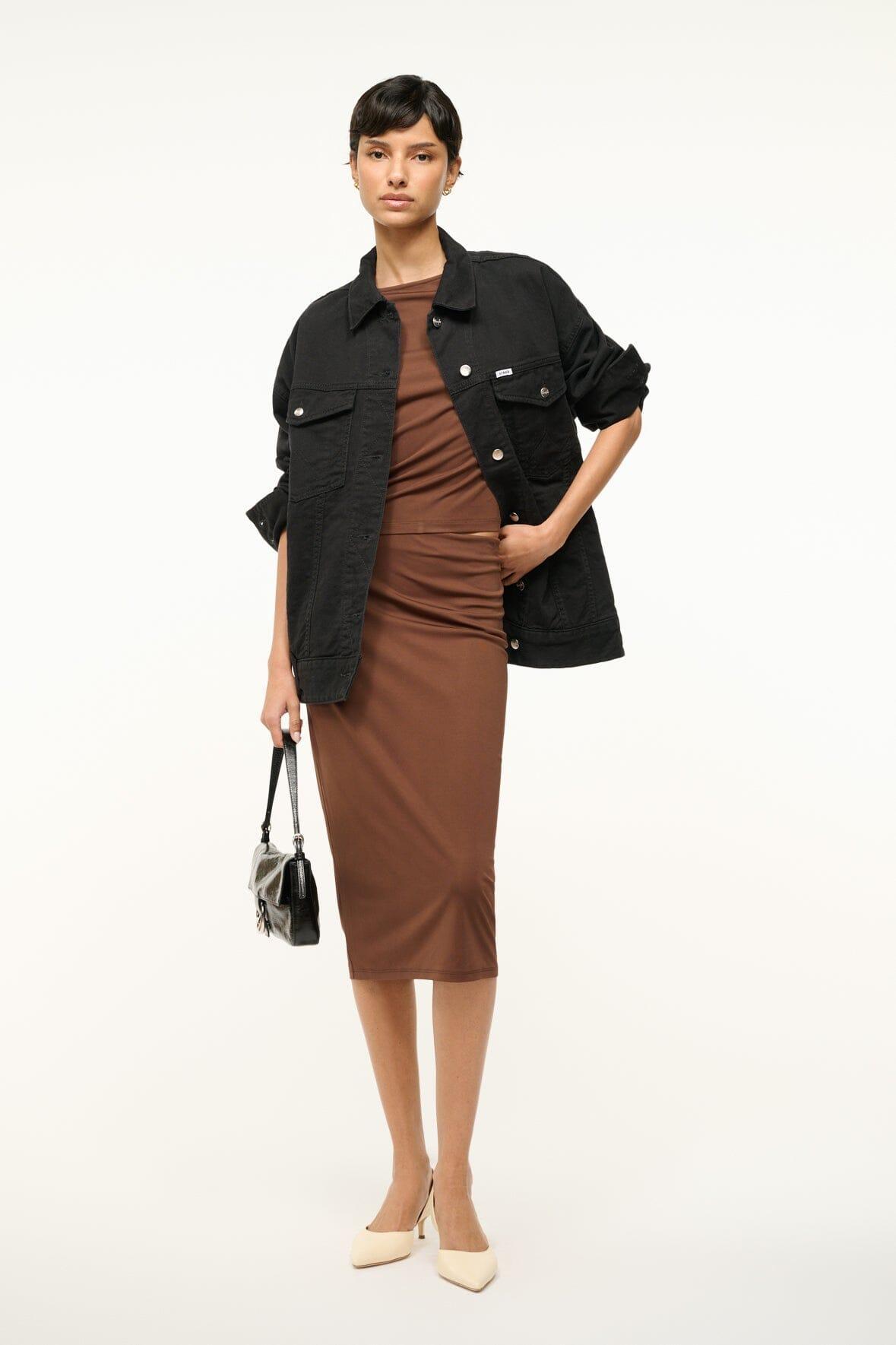 CHANA SKIRT | DARK OAK Product Image