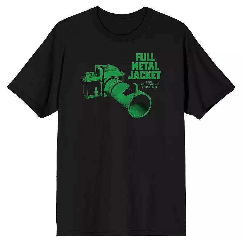 Men's Full Metal Jacket Camera Graphic Tee, Size: Small, Black Product Image