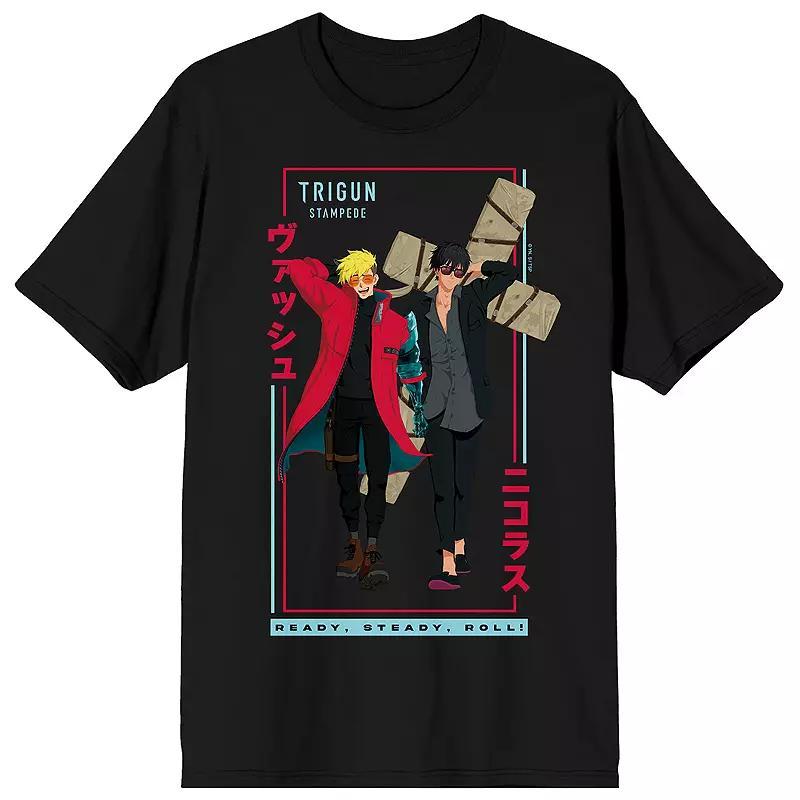 Men's Trigun Stampede Vash Graphic Tee, Size: XL, Black Product Image