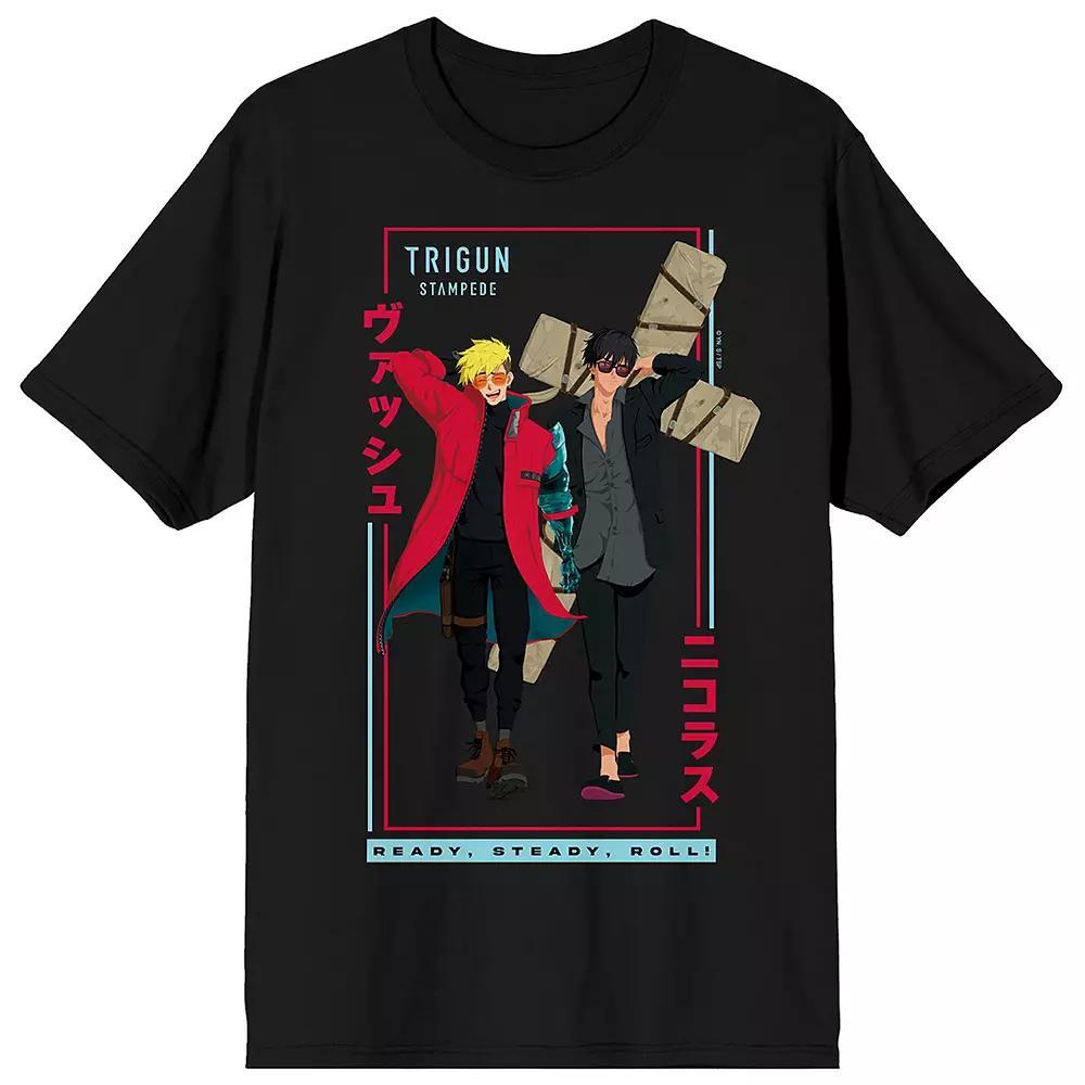 Men's Trigun Stampede Vash Graphic Tee, Size: XL, Black Product Image