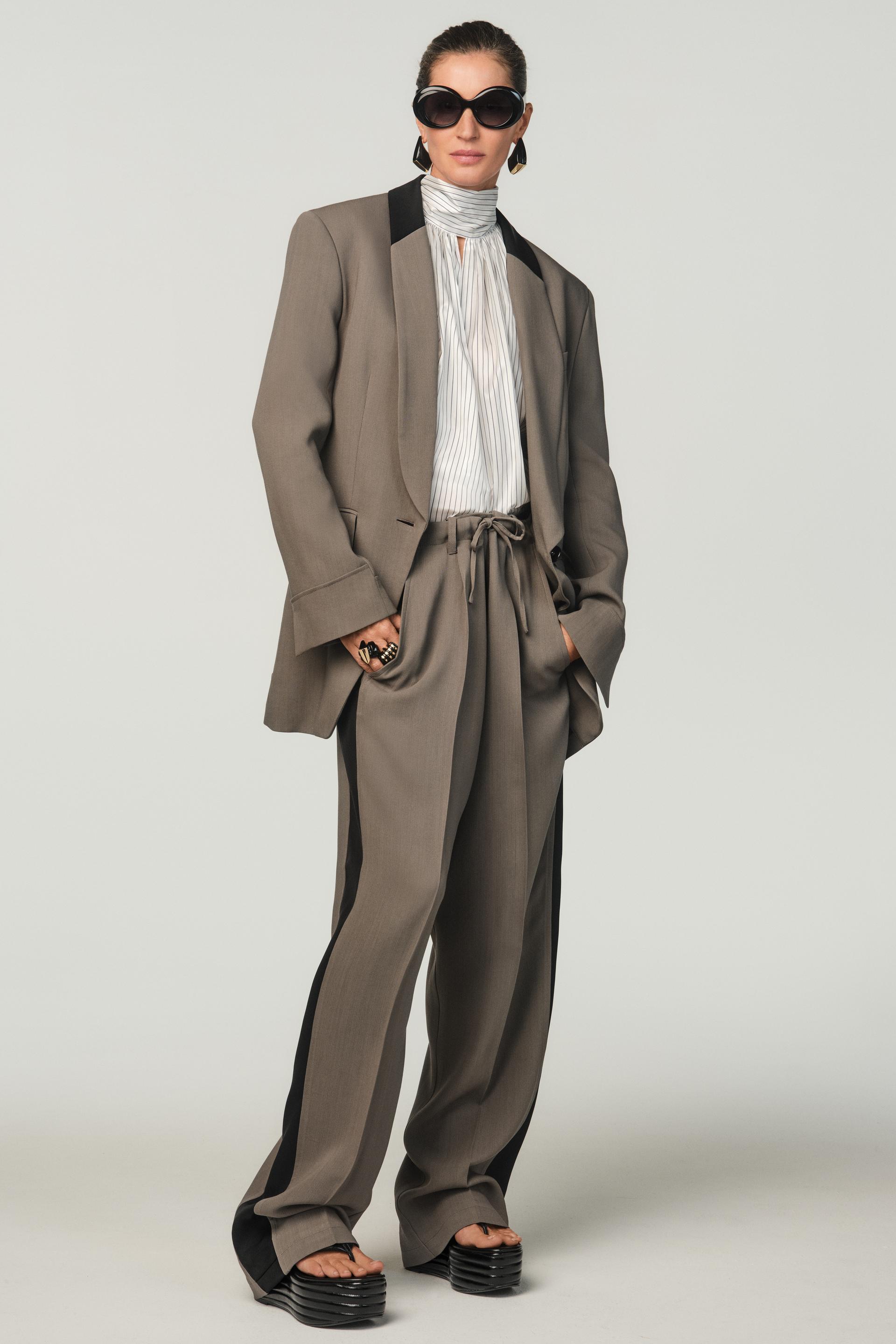STRIPED HALTER TOP WITH BOW X STEFANO PILATI Product Image