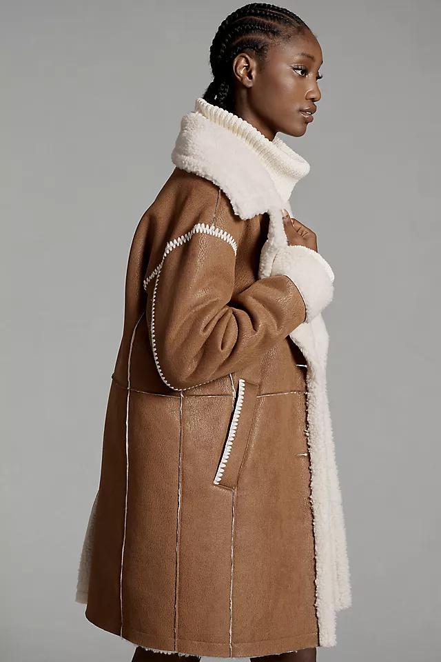 Avec Les Filles Faux-Shearling Coat Product Image