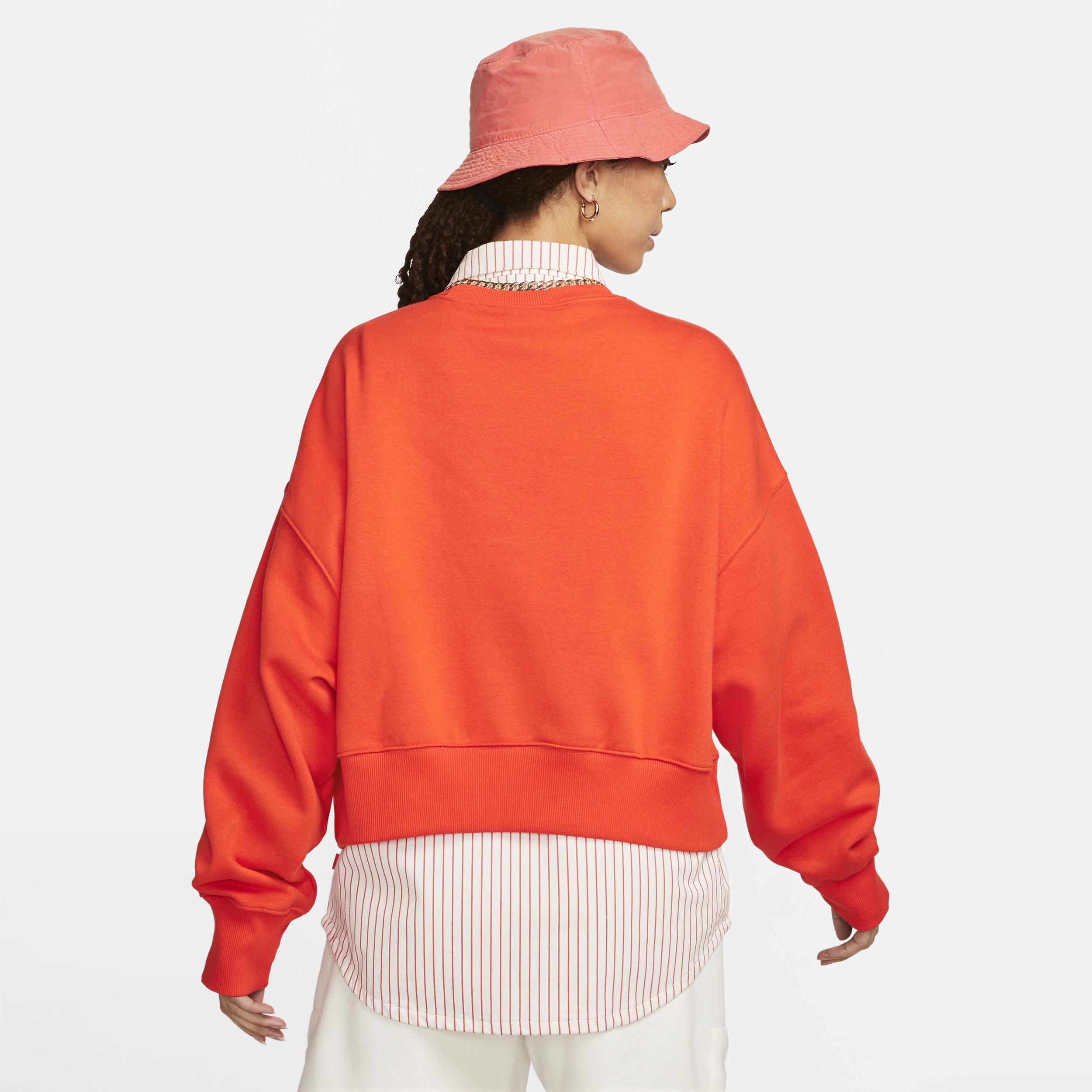 Womens Nike Sportswear Phoenix Fleece Over-Oversized Crew-Neck Sweatshirt | DQ5761-633 Product Image