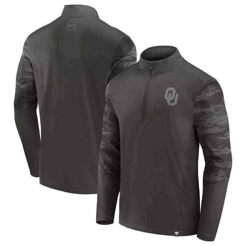 Mens Fanatics Branded Oklahoma Sooners OHT Military Appreciation Guardian Quarter-Zip Top Product Image