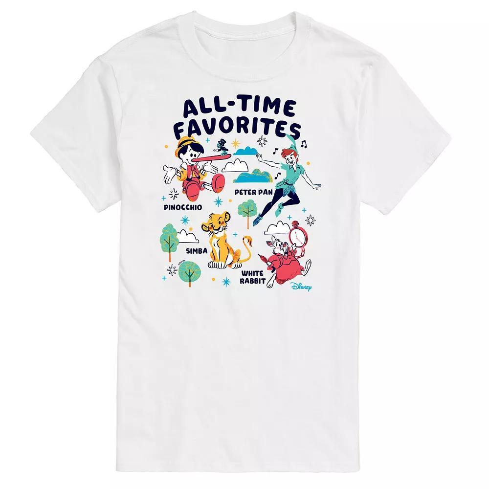 Disneys Big & Tall Classics All Time Favorites Graphic Tee, Mens Product Image