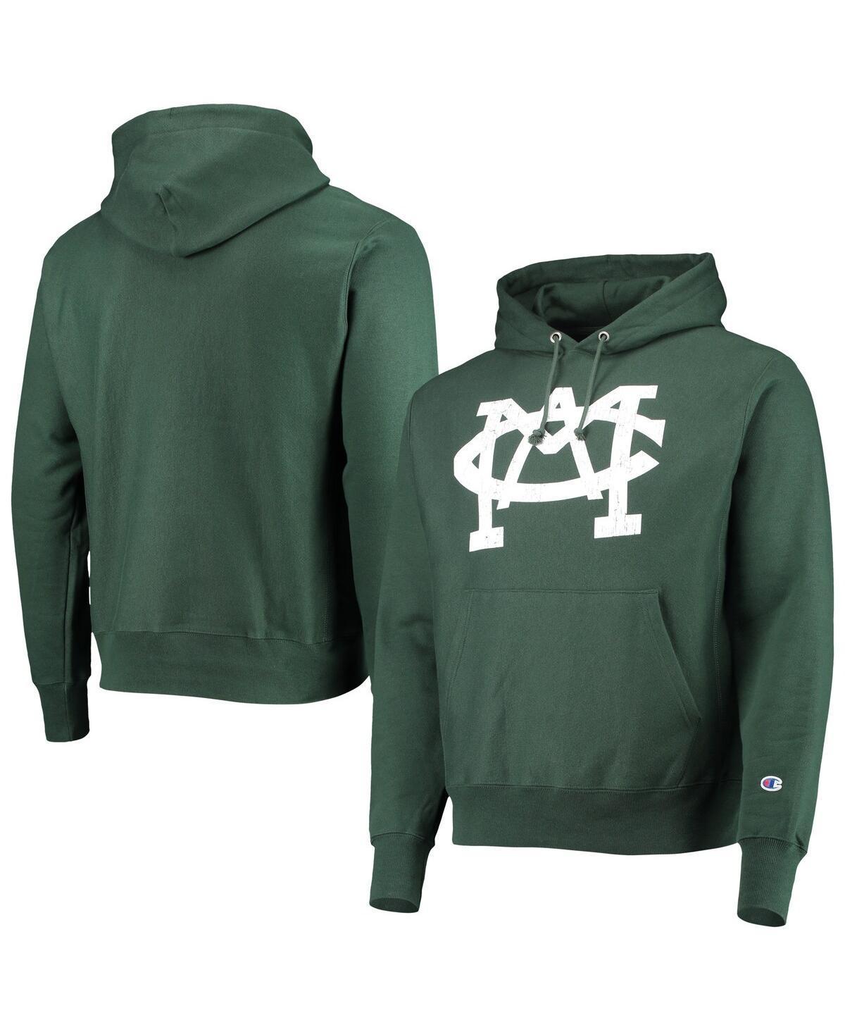 Men's Champion Green Michigan State Spartans Vault Logo Reverse Weave Pullover Hoodie, Size: Small Product Image