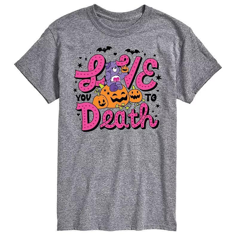 Big & Tall Care Bears "Love You To Death" Tee, Men's, Size: Large Tall, Gray Product Image