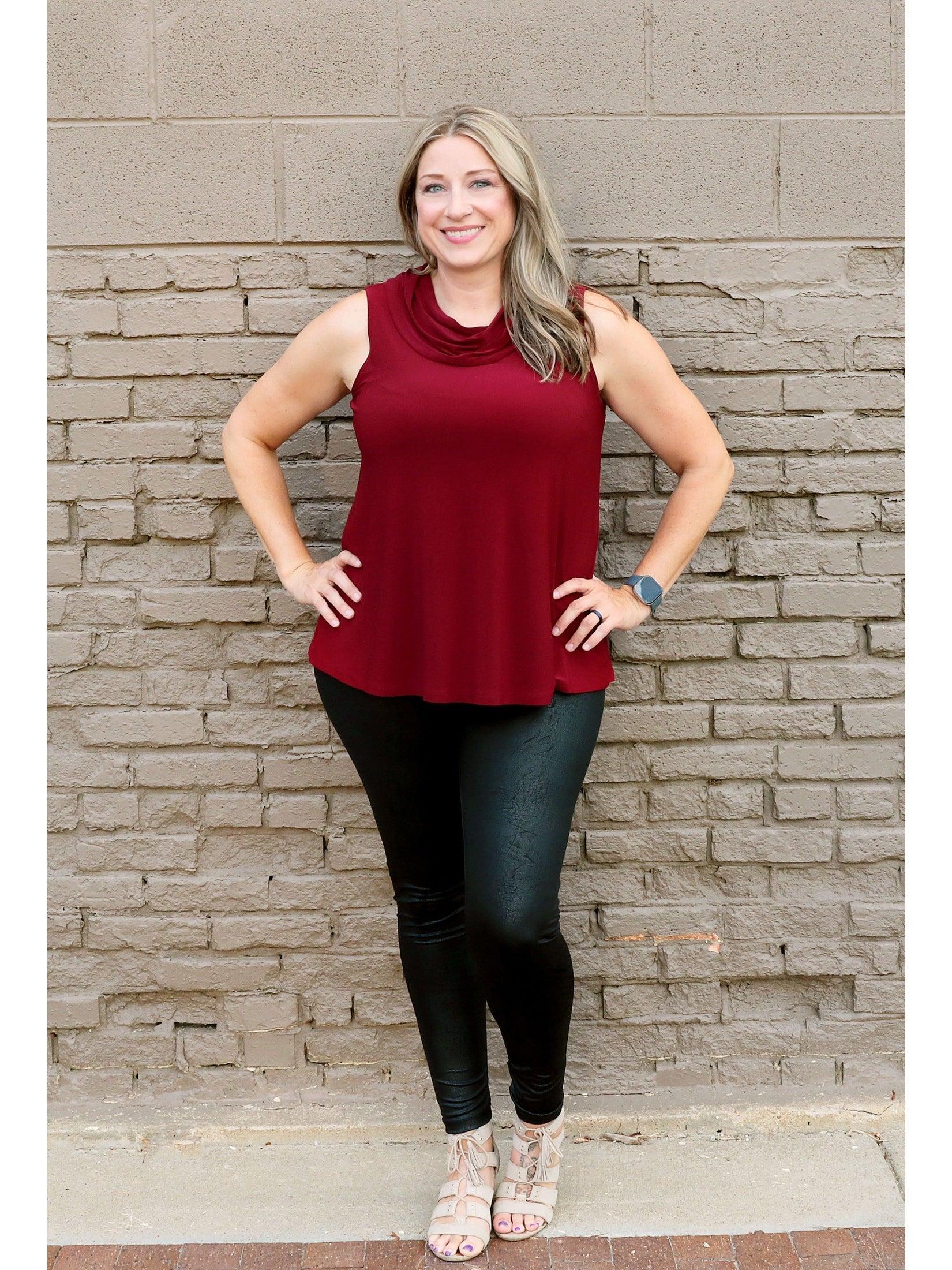 1129067   Angel Vegan Leather Leggings by Artex Fashions Product Image