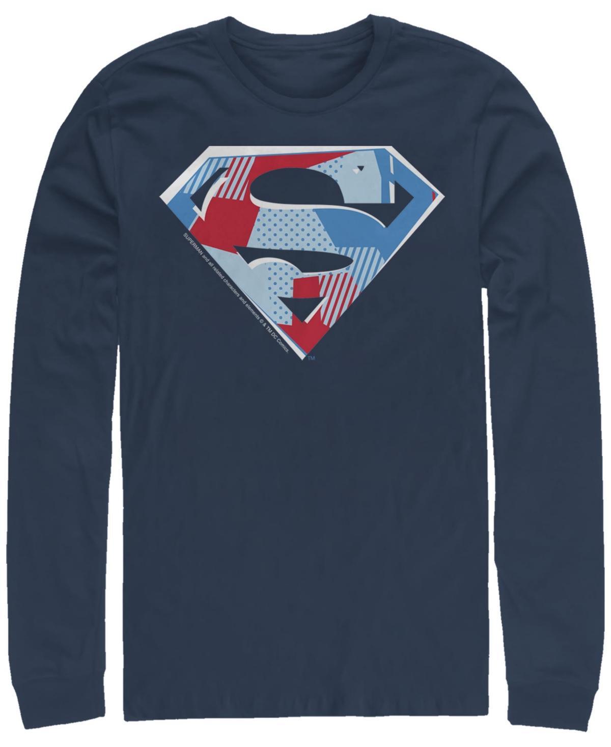 Men's DC Comics Superman Cutout Chest Logo Tee, Size: Small, Blue Product Image