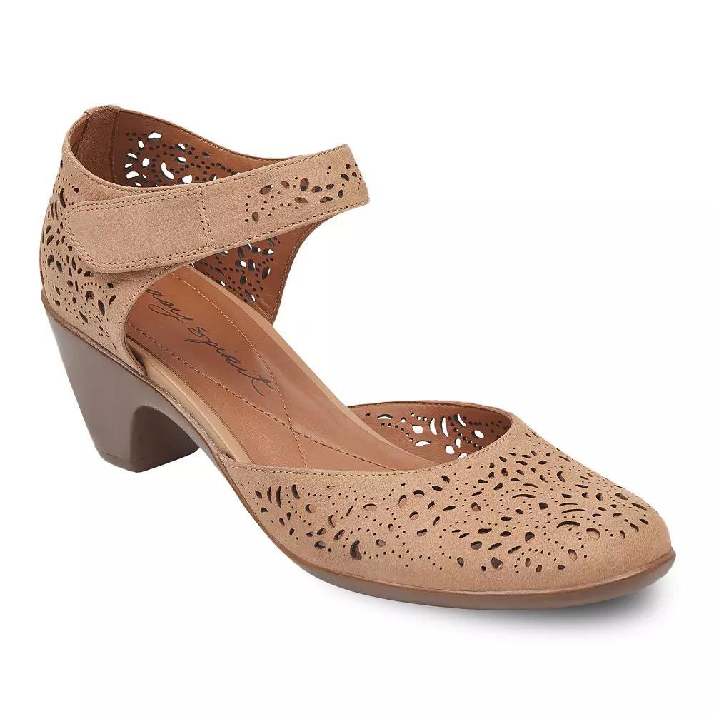 Easy Spirit Cindie Womens Perforated Leather Pumps Product Image