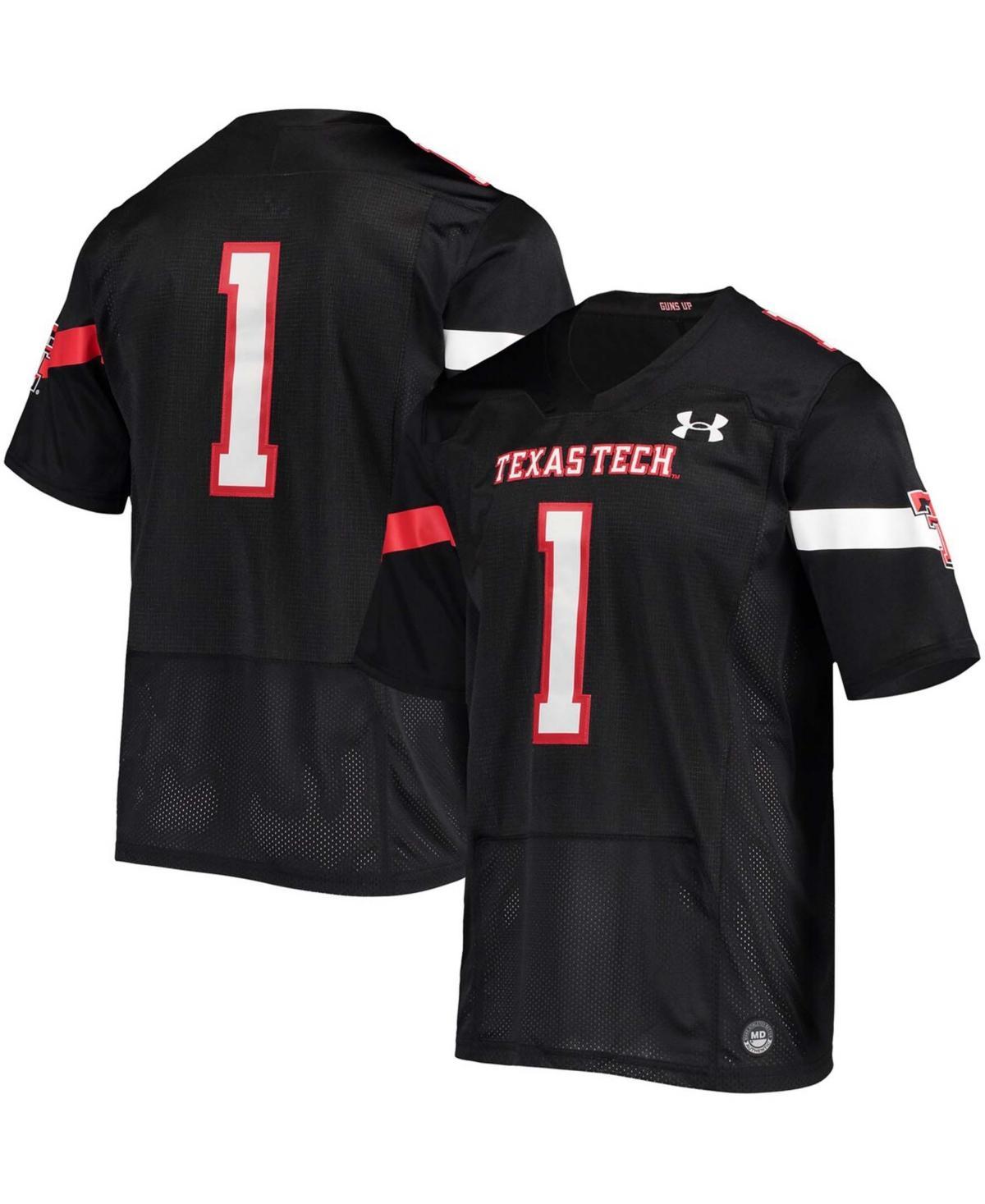 Mens Under Armour #1 Texas Tech Red Raiders Team Premier Football Jersey Product Image