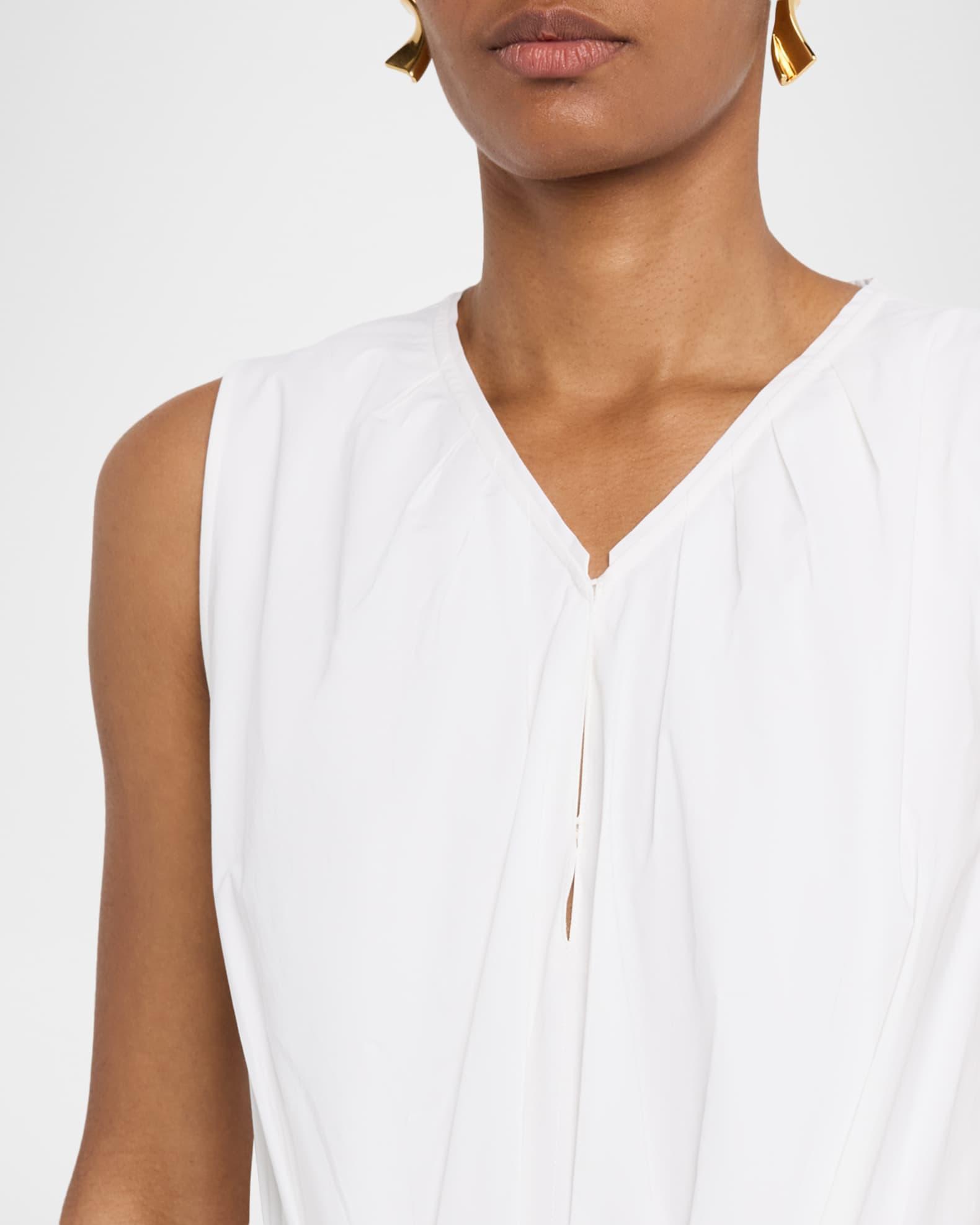Kailey Stretch Poplin Maxi Dress Product Image