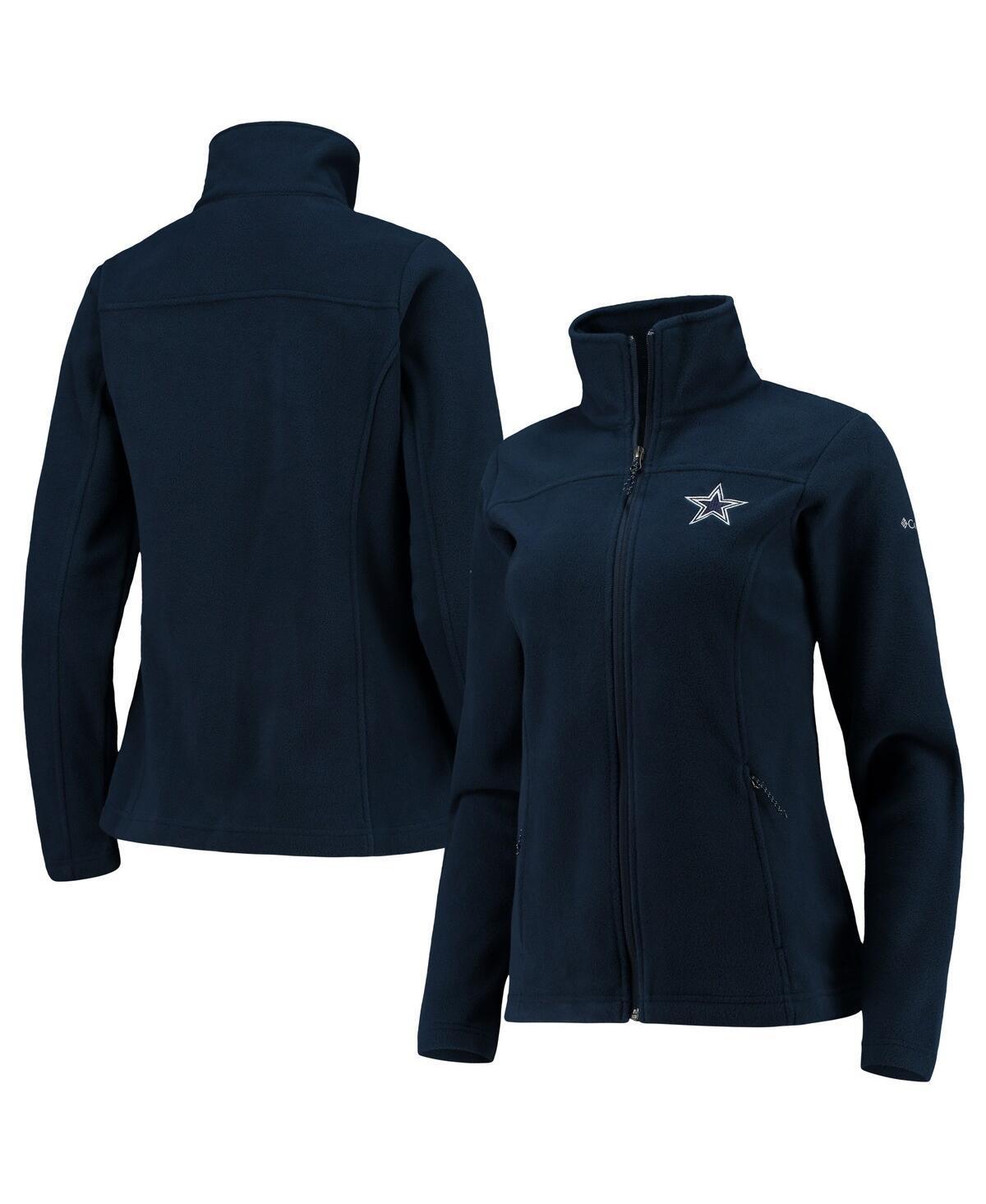 Womens Columbia Dallas Cowboys Give and Go Fleece Full-Zip Jacket Blue Product Image