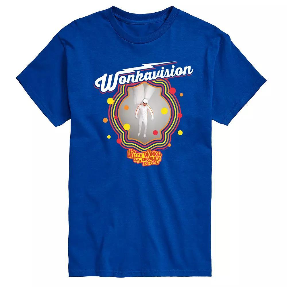 Mens Willy Wonka Wonkavision Graphic Tee Product Image