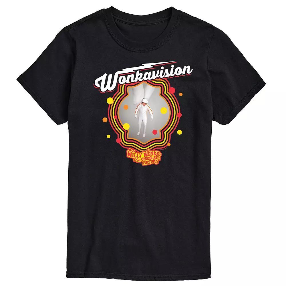 Mens Willy Wonka Wonkavision Graphic Tee Product Image