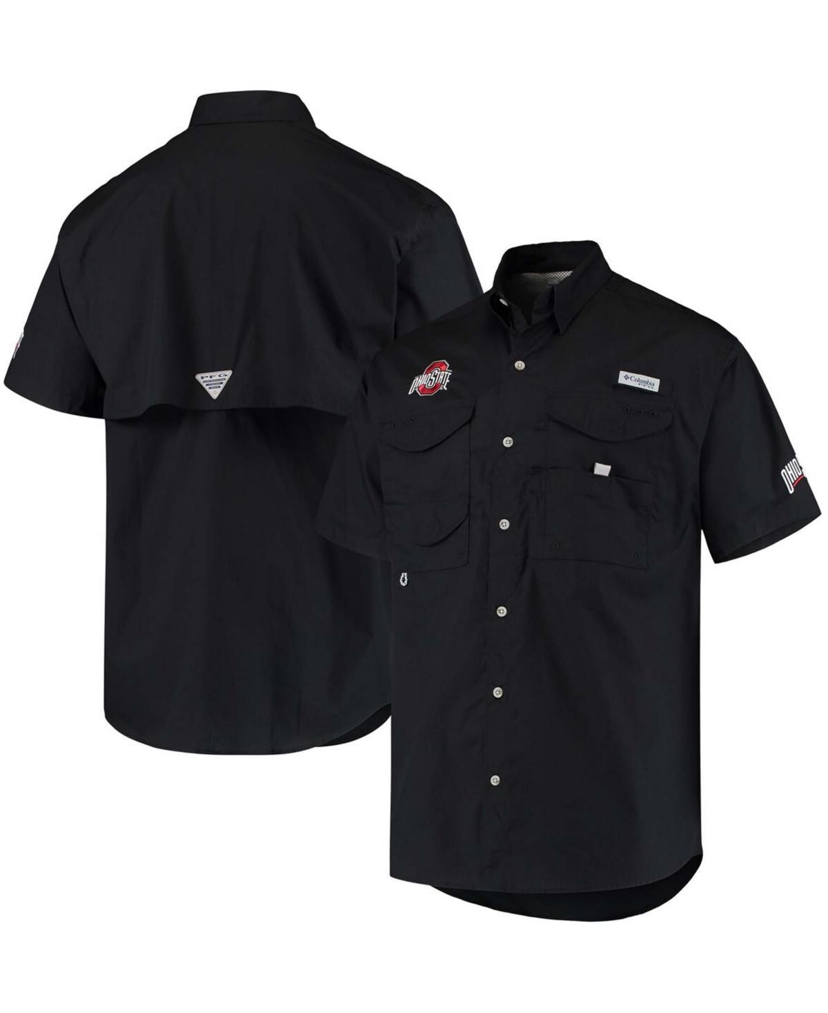 Mens Columbia PFG Ohio State Buckeyes Bonehead Button-Up Shirt Product Image
