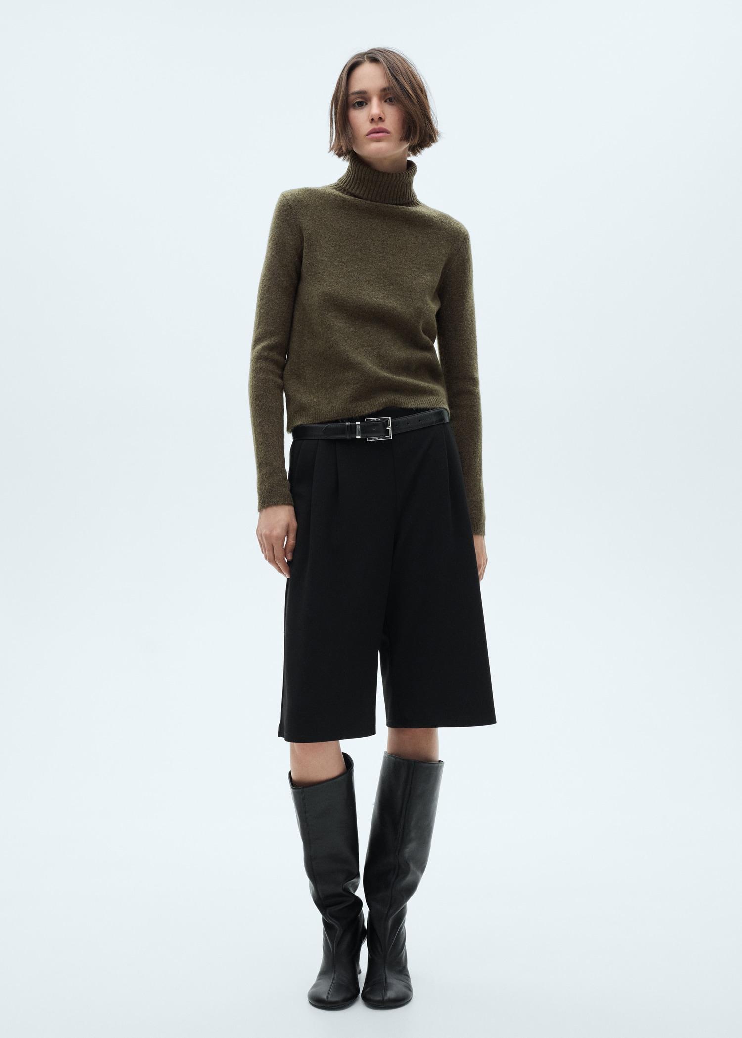 Turtle neck sweater - Women | MANGO USA Product Image