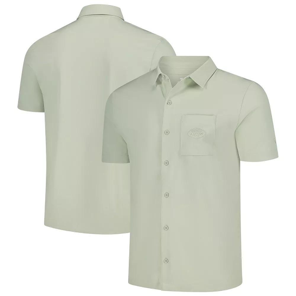 Men's Fanatics Light Green New York Jets Front Office Button-Up Shirt, Size: Large, Lt Gre Product Image