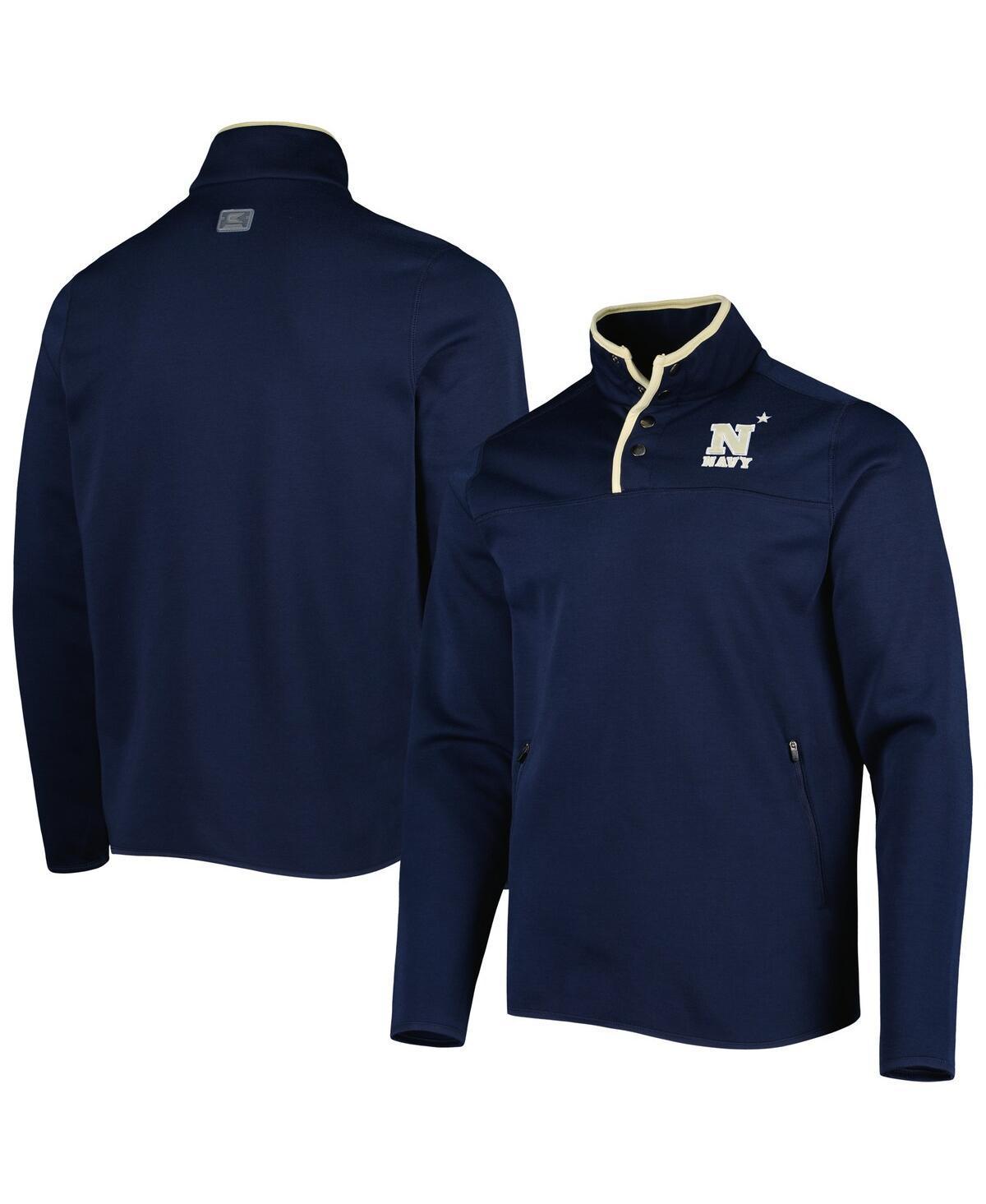 Men's Colosseum Navy Navy Midshipmen Rebound Quarter-Snap Jacket, Size: Large, Blue Product Image