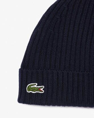 Rib Knit Brushed Wool Beanie Product Image
