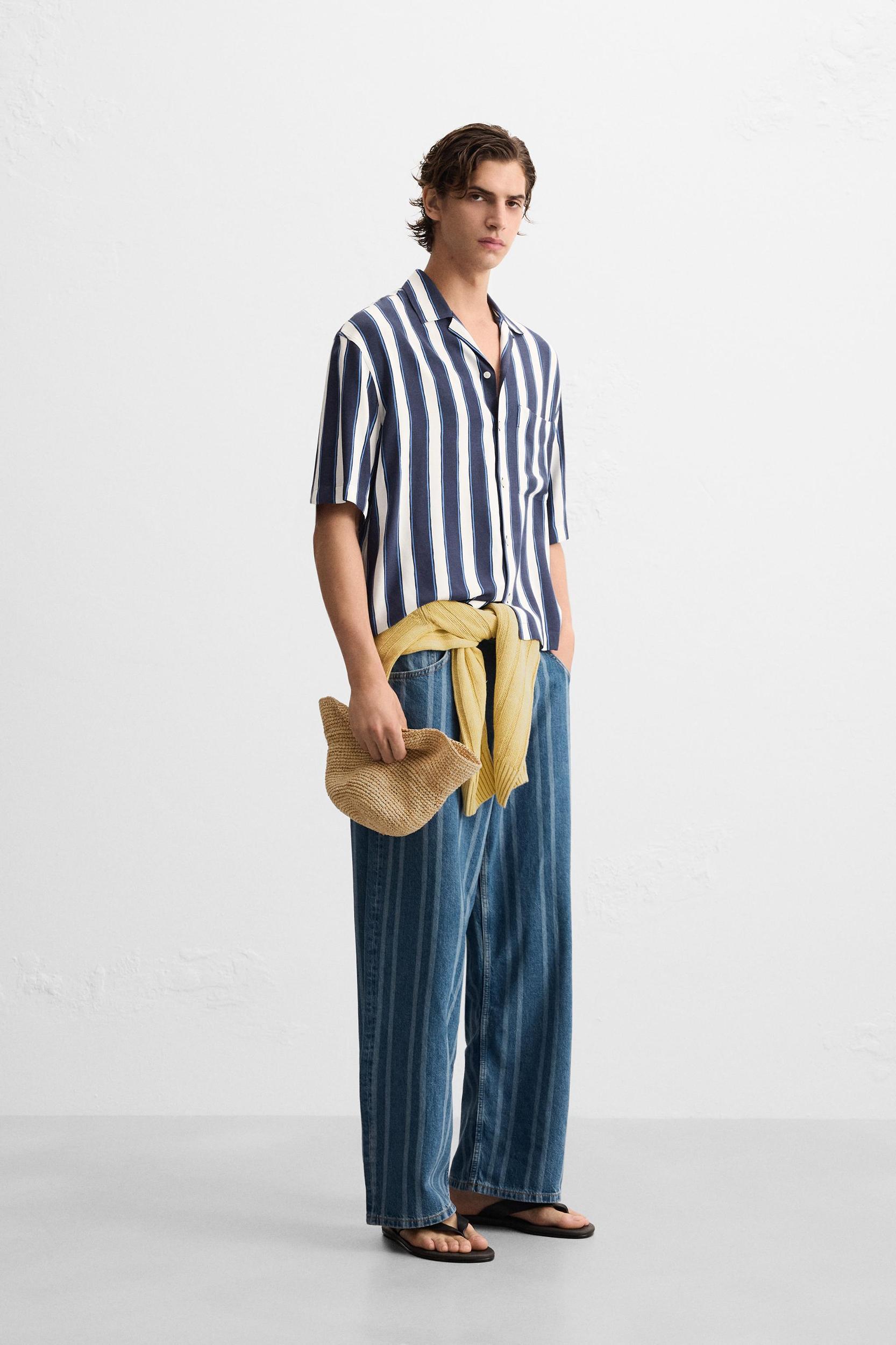 VISCOSE STRIPED SHIRT Product Image