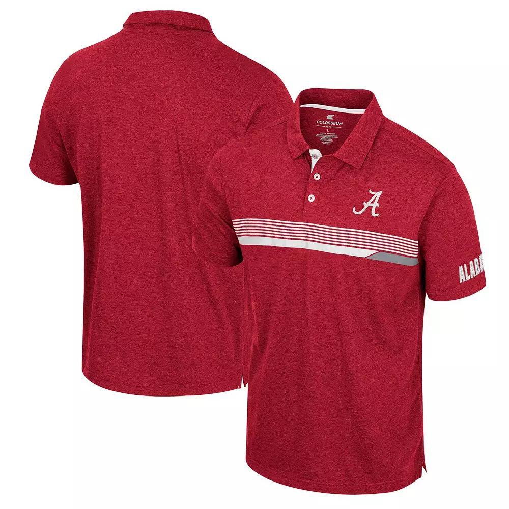 Men's Colosseum  Crimson Alabama Crimson Tide No Problemo Polo, Size: Large, Red Product Image