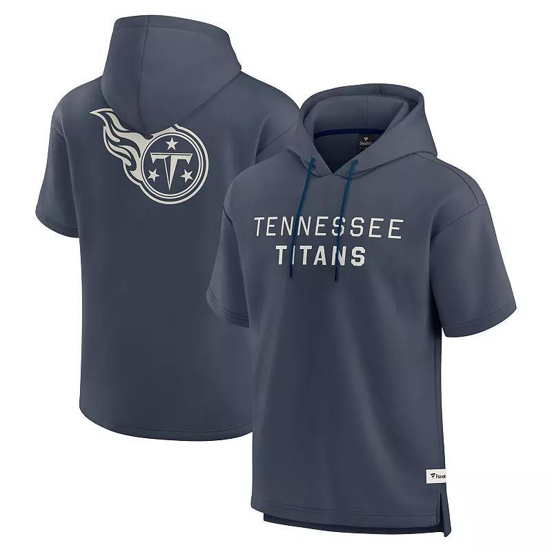 Men's Fanatics Navy Indianapolis Colts Elements Future Ground Lettering Short Sleeve Pullover Hoodie, Size: 3XL, Blue Product Image