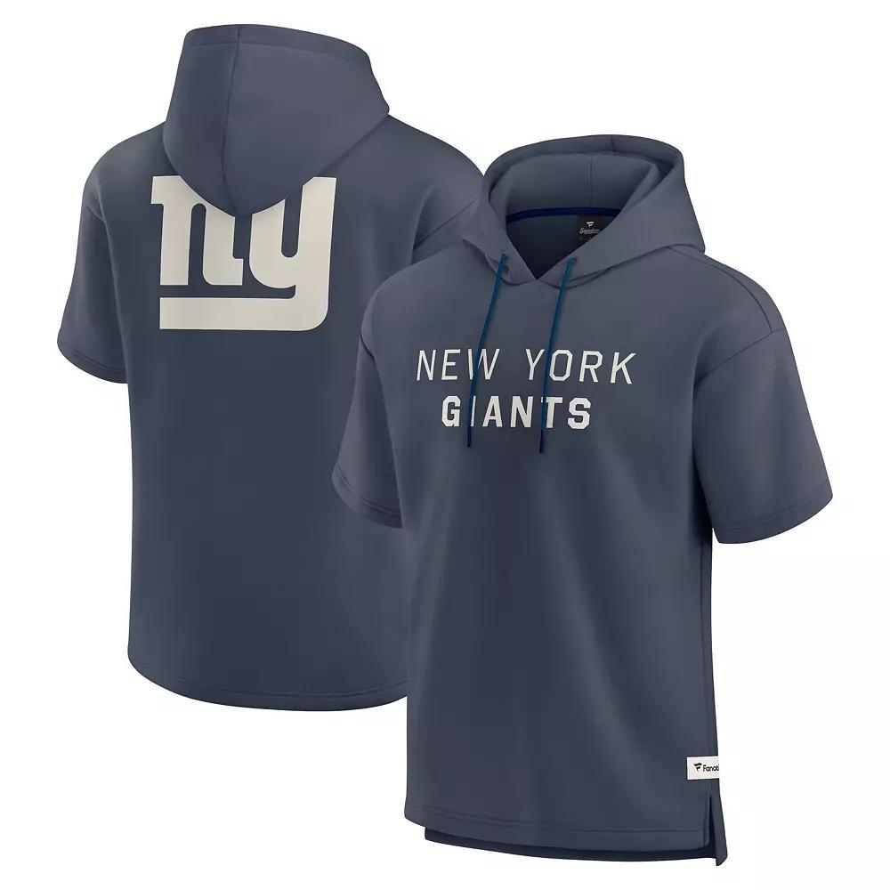 Men's Fanatics Navy Los Angeles Rams Elements Future Ground Lettering Short Sleeve Pullover Hoodie, Size: Medium, Blue Product Image