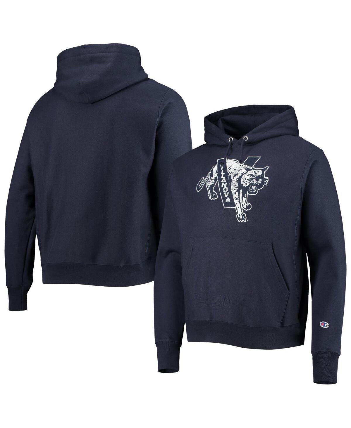 Mens Champion Villanova Wildcats Vault Logo Reverse Weave Pullover Hoodie Blue Product Image