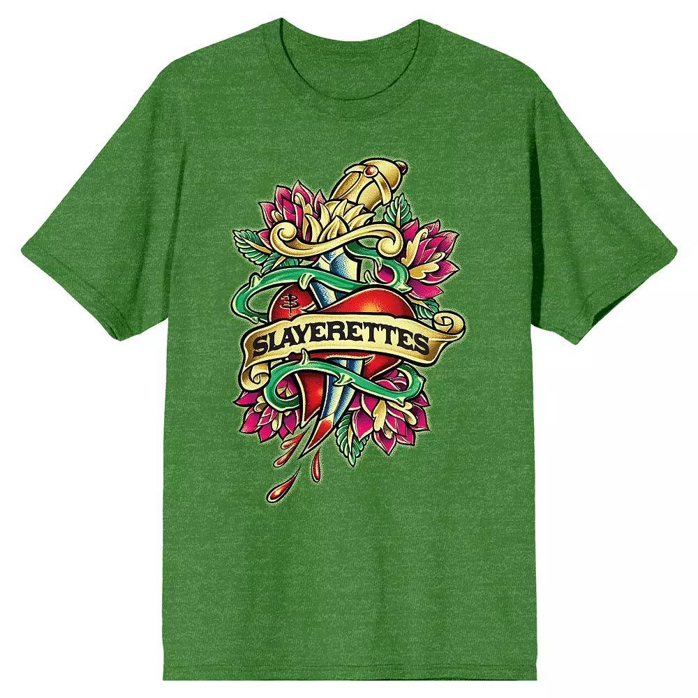 Men's Buffy the Vampire Slayer Slayerettes Graphic Tee, Size: Small, Green Product Image