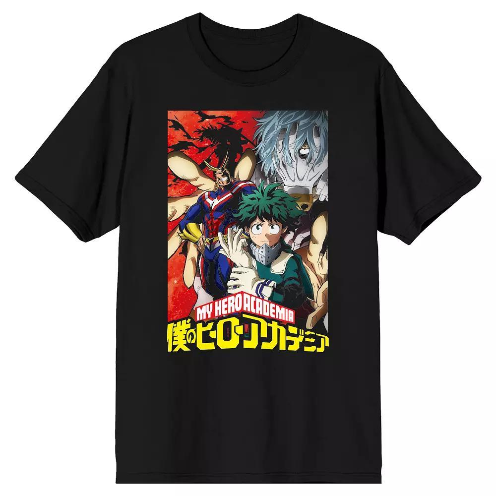 Men's My Hero Academia Poster Graphic Tee, Size: Medium, Black Product Image