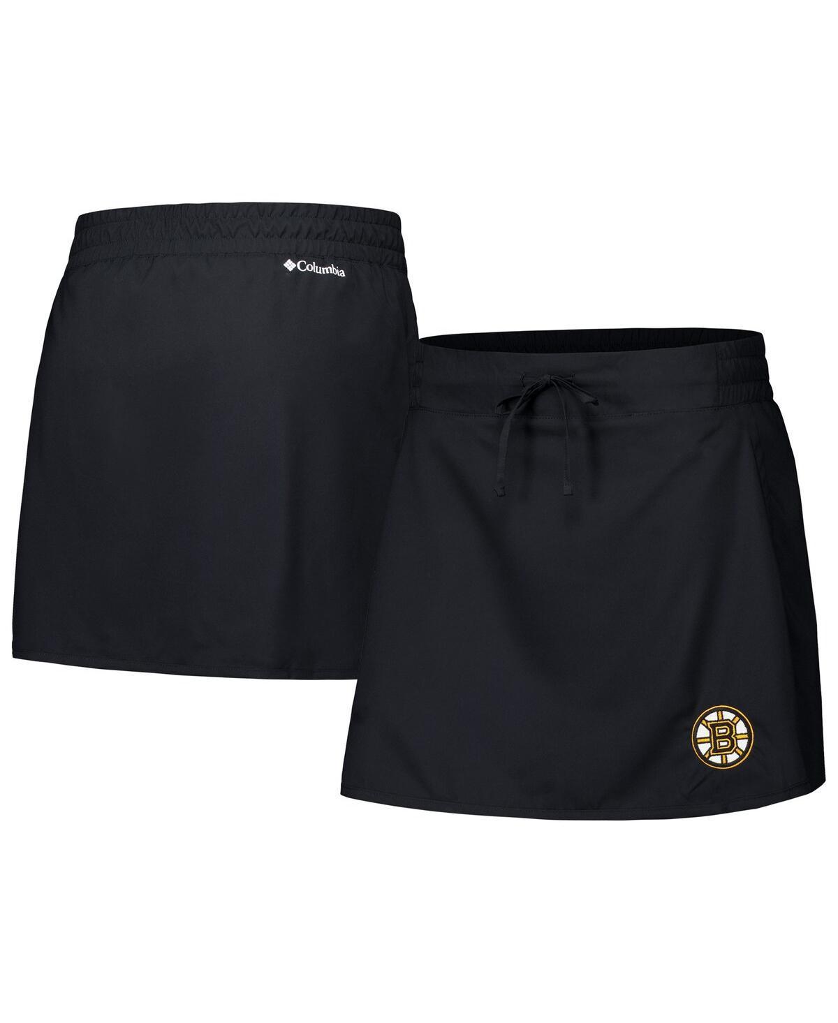 Women's Columbia Black Boston Bruins Lakewood Pines Omni-Wick Skort, Size: Small Product Image