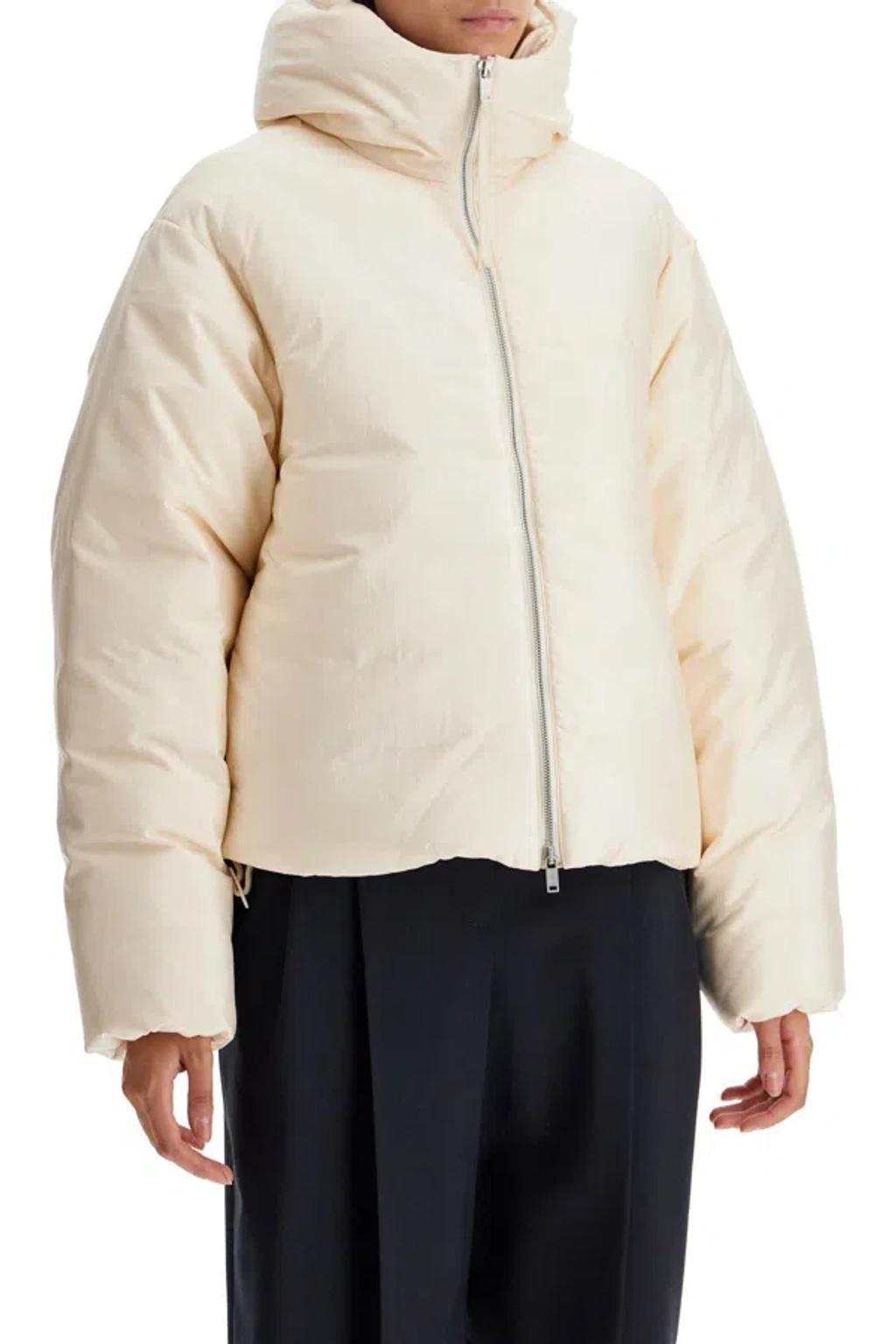 JIL SANDER Down Jacket In Neutrals Product Image