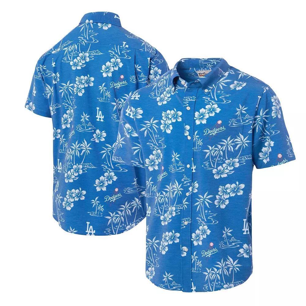 Men's Reyn Spooner Royal Los Angeles Dodgers Kekai Button-Down Shirt, Size: 3XL, Blue Product Image