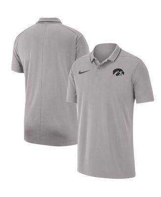 Mens Nike Gray Iowa Hawkeyes 2023 Coaches Performance Polo Shirt Product Image