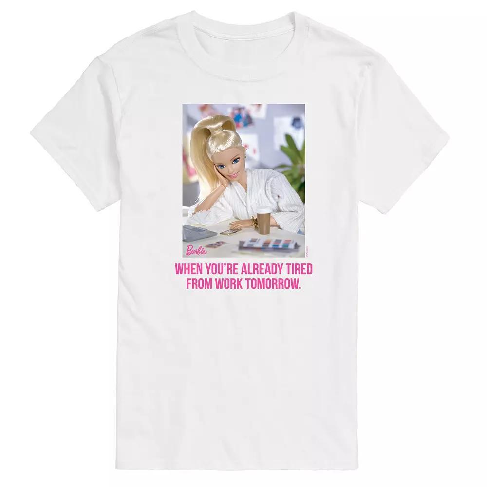 Mens Barbie Already Tired Work Tee Product Image